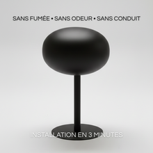 Cheminée Bio-Éthanol à poser noir