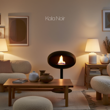 Cheminée Bio-Éthanol à poser noir